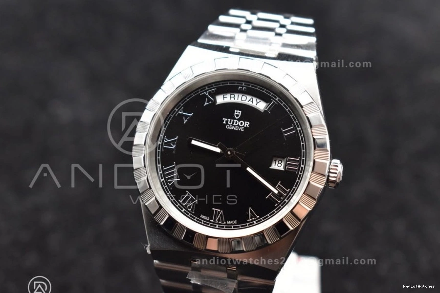 1:1 Royal V7F Edition Black Dial Best A UrbanStyle Strap 1192 on Tudor SS 1203